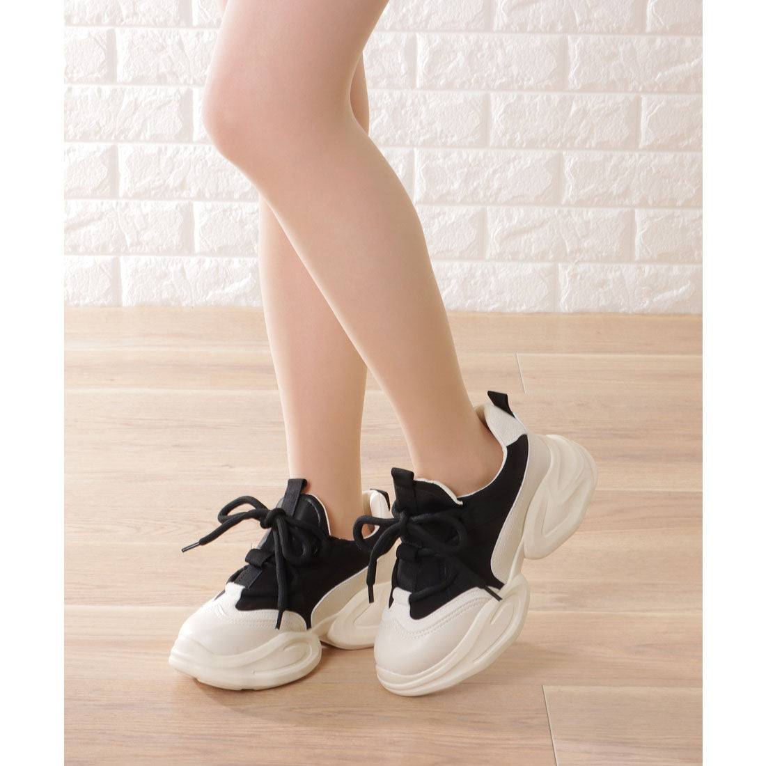 レースレディース Lace Ladies ボリューム ソール ロープ ストラップ 厚底 スニーカー