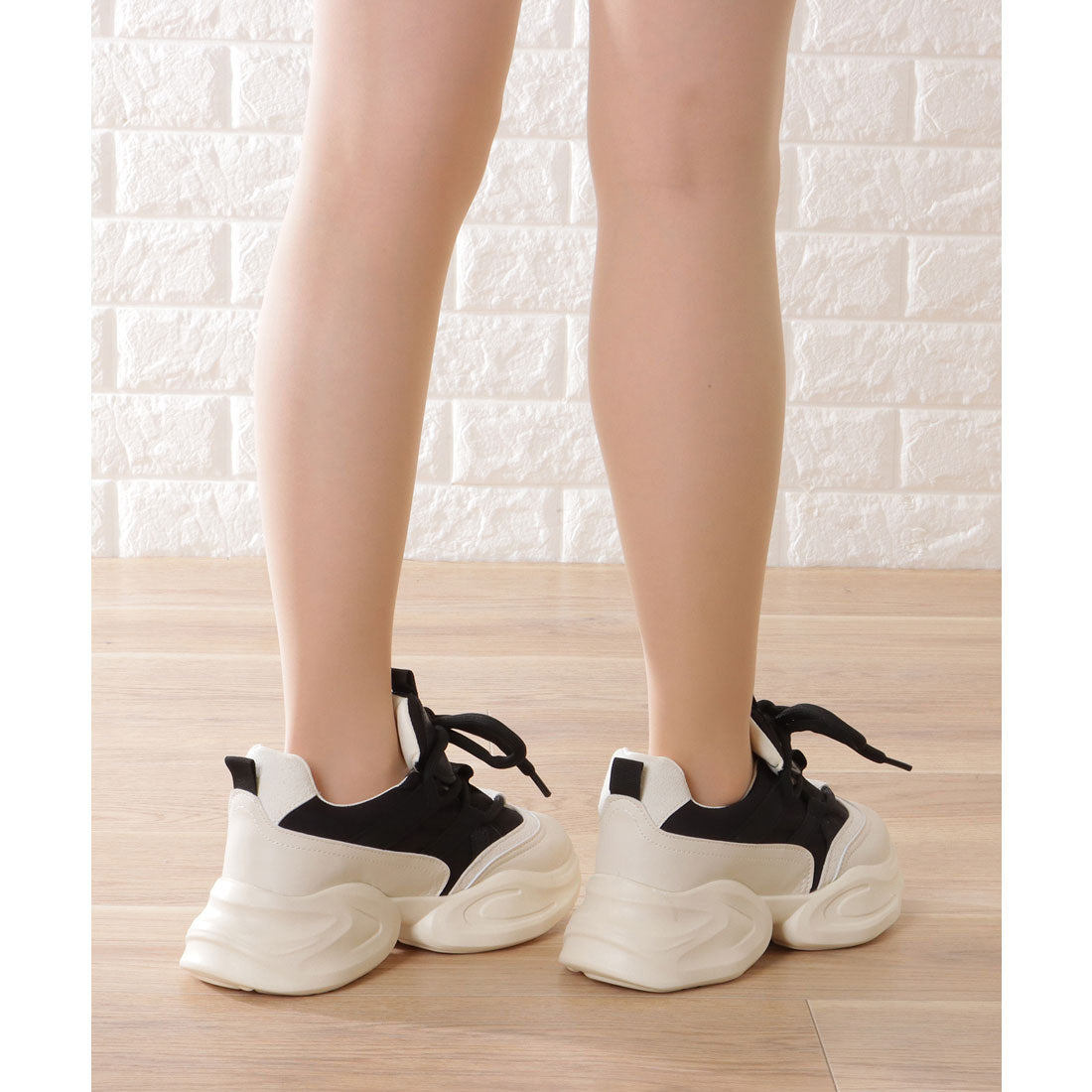レースレディース Lace Ladies ボリューム ソール ロープ ストラップ 厚底 スニーカー