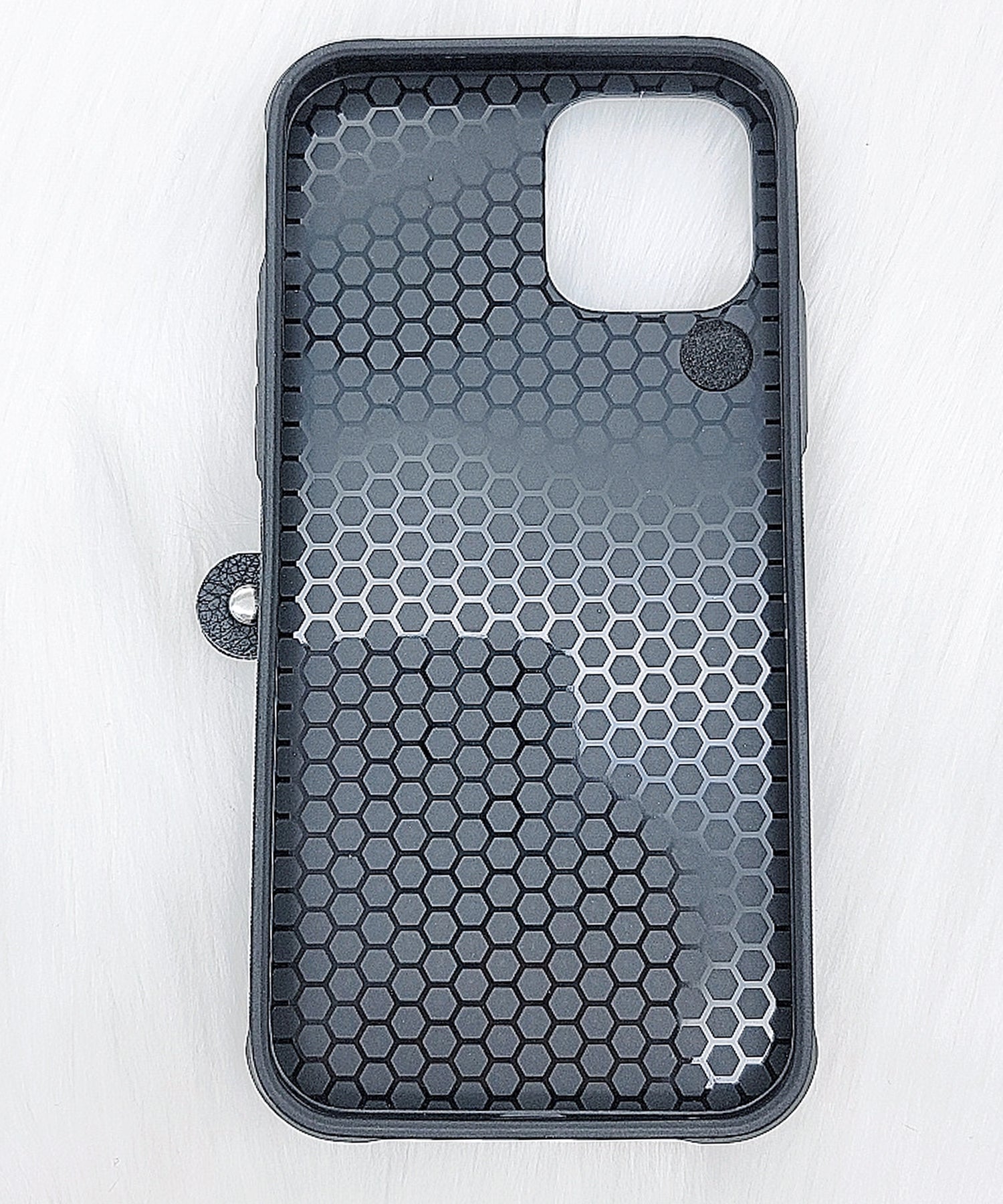 レースレディース Lace Ladies ショルダーストラップ付多機能iPhoneケーススマホケース （ブラック） ブラック