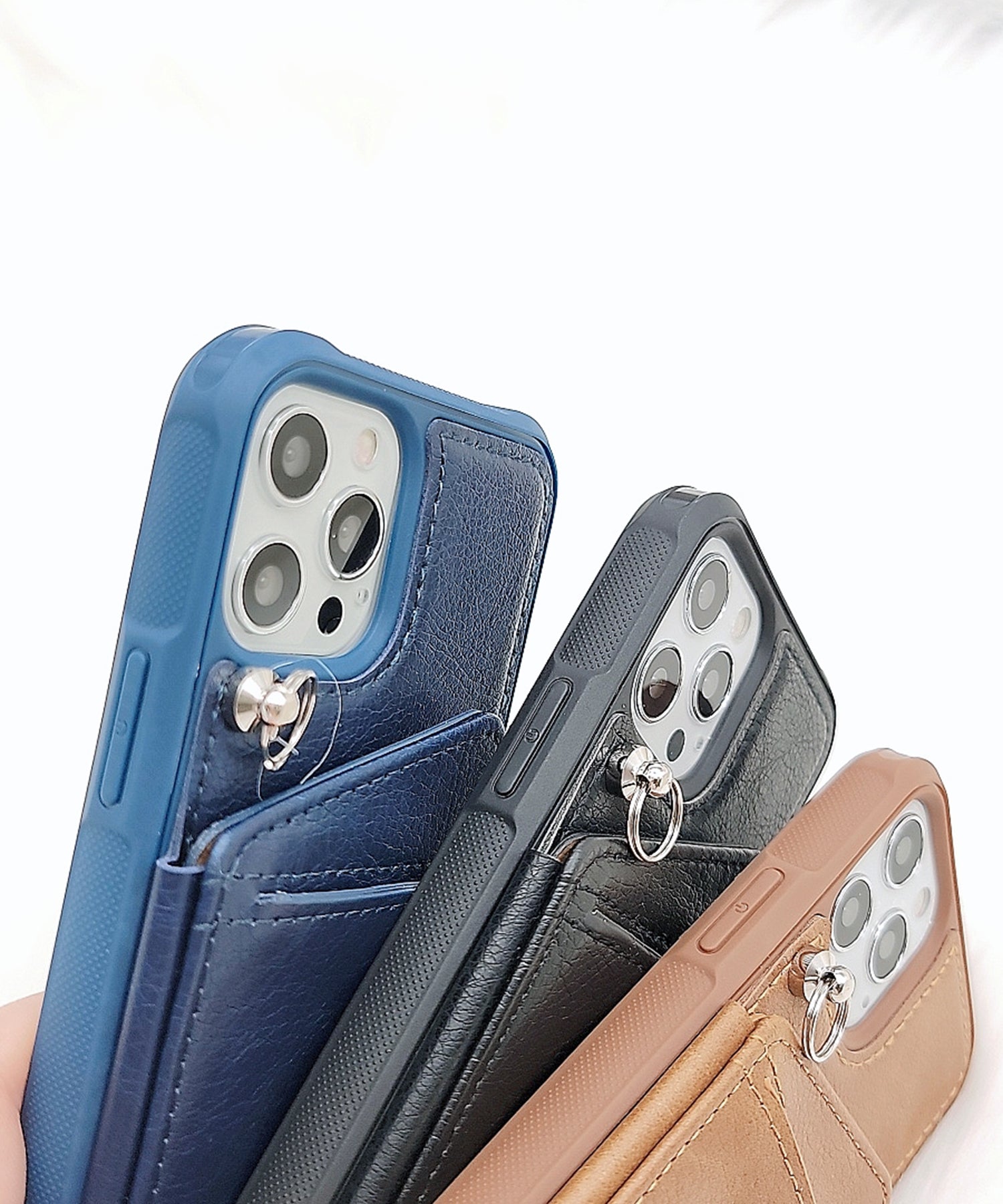 レースレディース Lace Ladies ショルダーストラップ付多機能iPhoneケーススマホケース （ブラック） ブラック