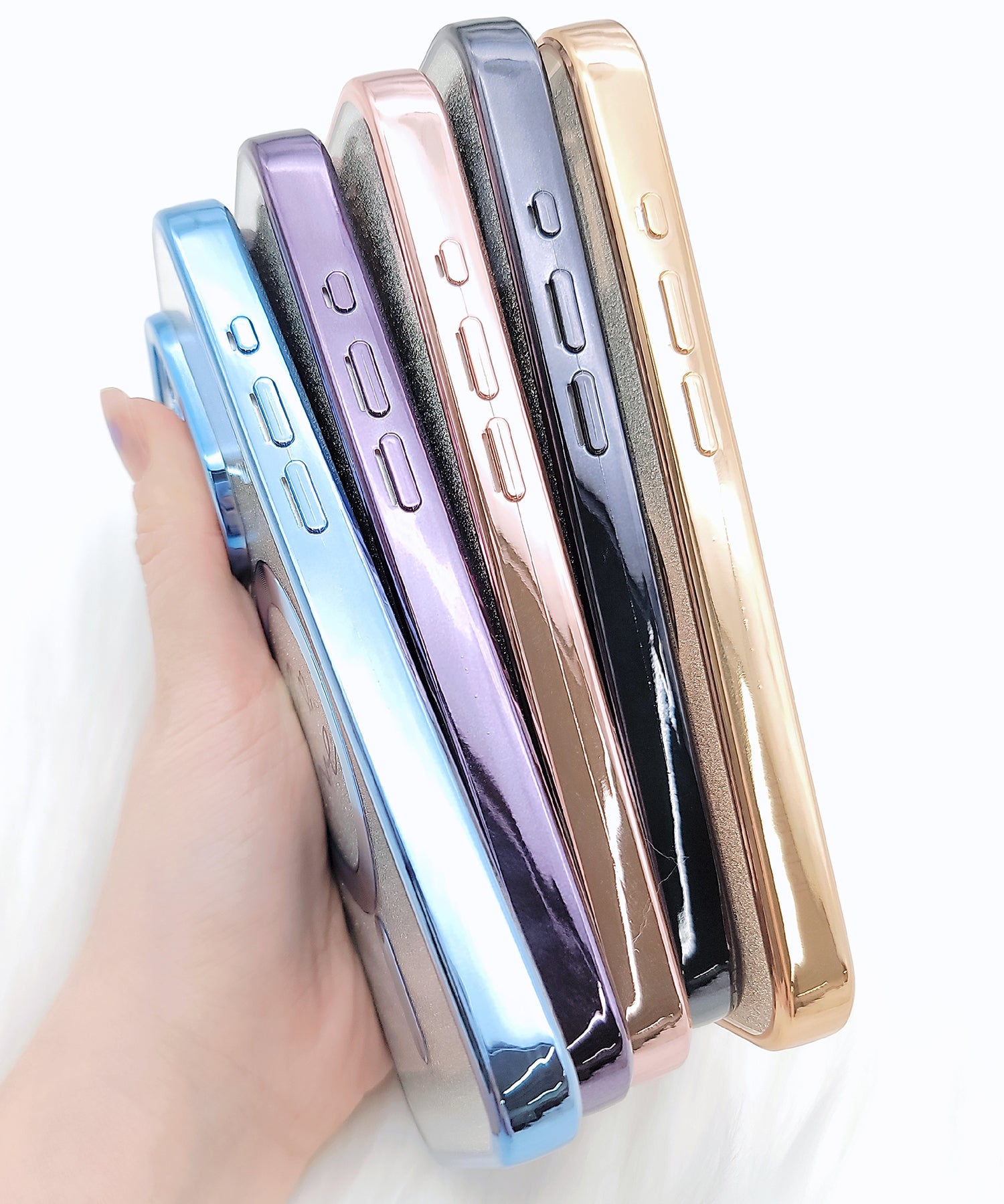 レースレディース Lace Ladies ラメグラデーションカラーiPhoneケース （ブラック） ブラック