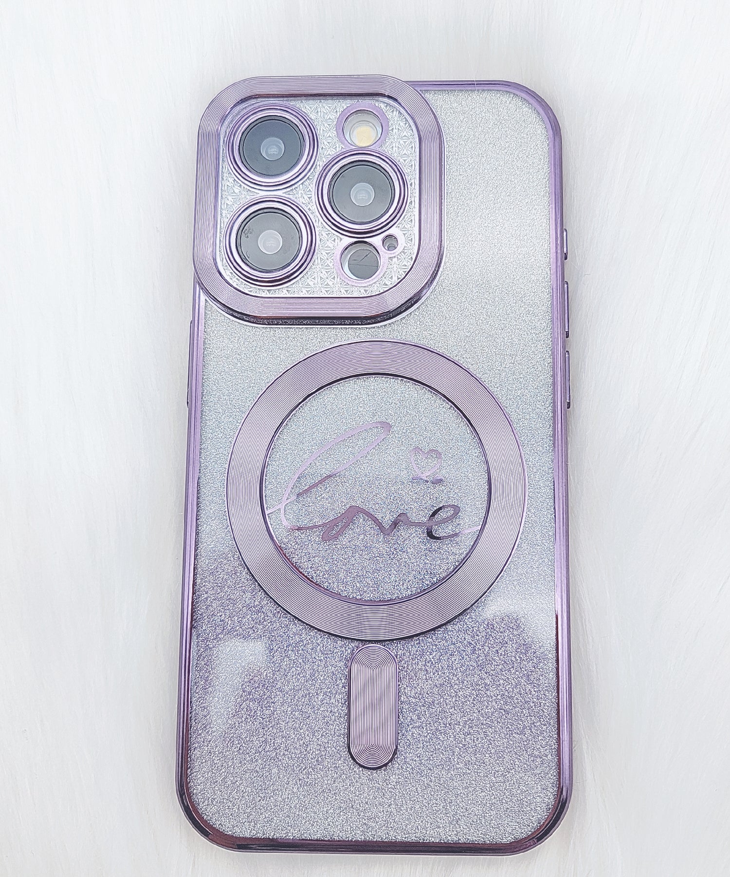 レースレディース Lace Ladies ラメグラデーションカラーiPhoneケース （ピンク） ピンク