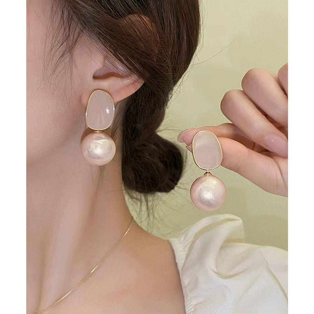 Lace Ladies Pearl Design Variety Dress Earrings
