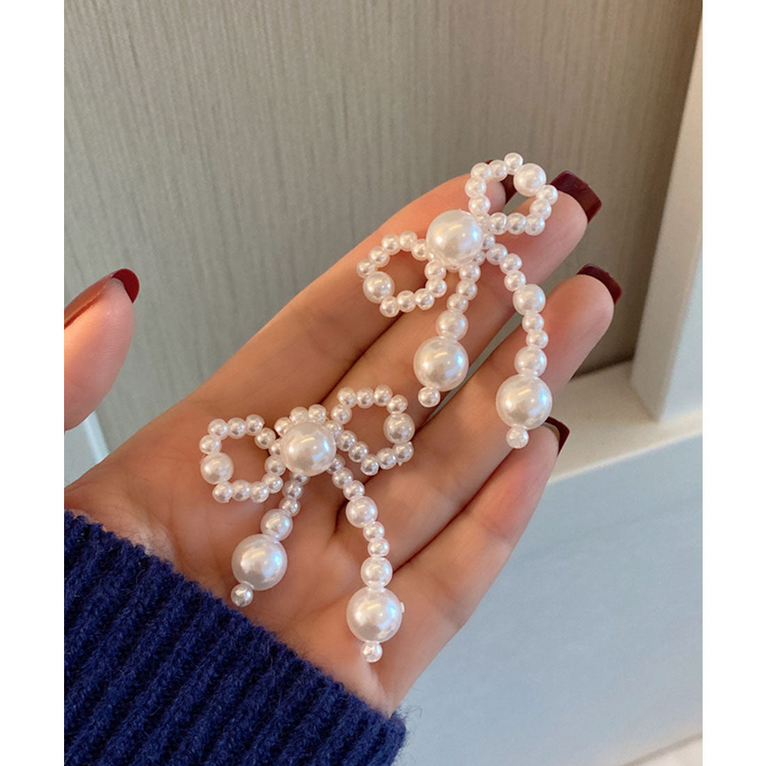 レースレディース Lace Ladies パール デザイン バラエティ ドレス ピアス （ピンク） ピンク