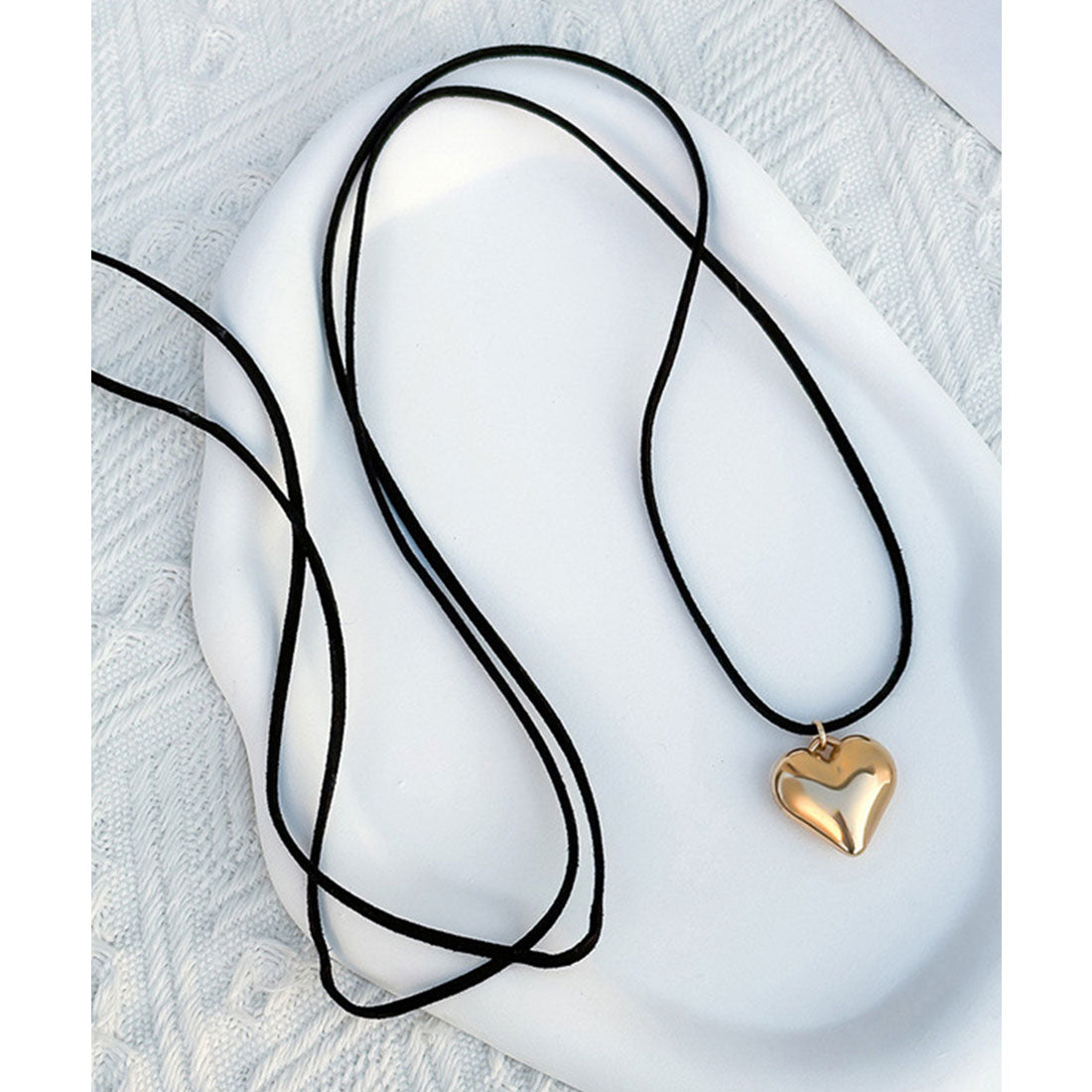 レースレディース Lace Ladies 2way ハート モチーフ チョーカー ネックレス （ゴールド） ゴールド