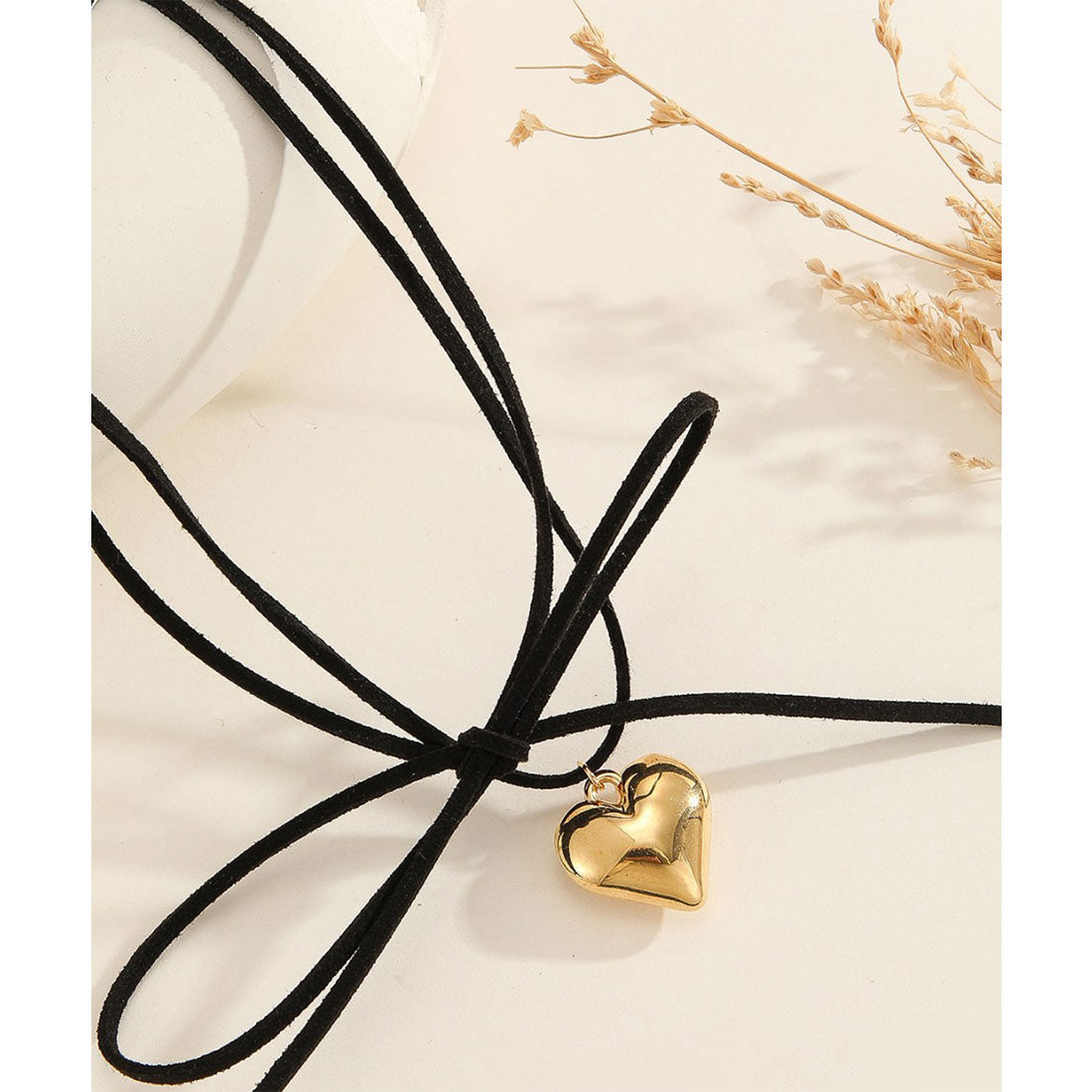 レースレディース Lace Ladies 2way ハート モチーフ チョーカー ネックレス （ゴールド） ゴールド