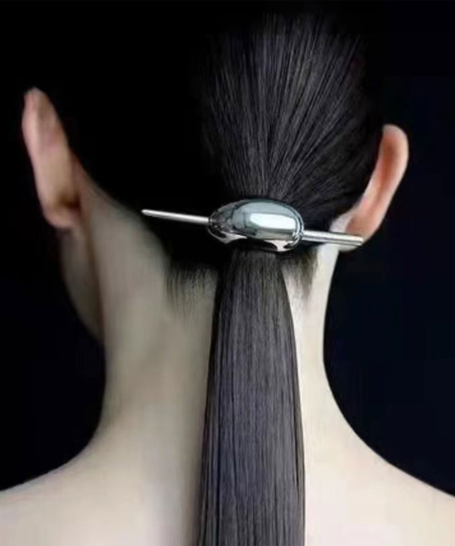 レースレディース Lace Ladies ハーフムーン メタル ボリューム ヘアーカフ マジェステ （シルバー） シルバー