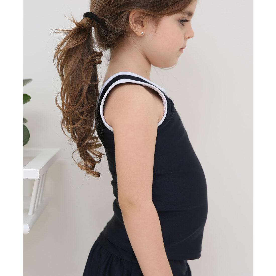 Lace Ladies Girls Culottes Skirt Separate Line School Swimsuit Girls A-line [Non-returnable item]