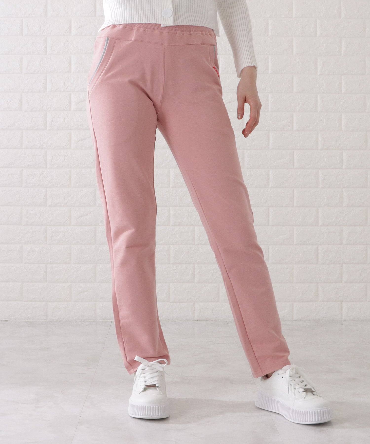 レースレディース Lace Ladies 配色ライン入りストレートスウェットパンツ （グレー） グレー