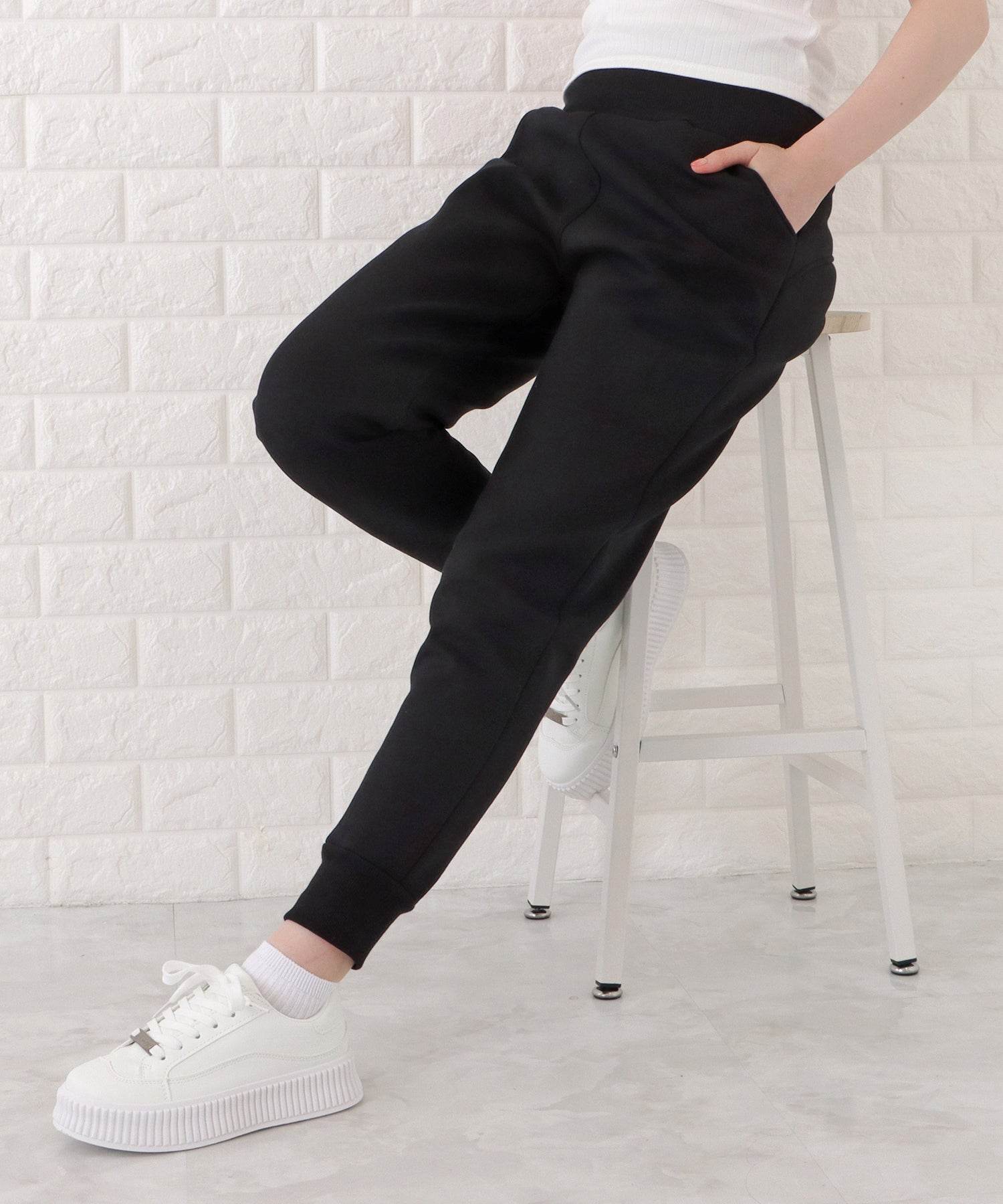 レースレディース Lace Ladies シャギーボアイージージョガーパンツ （ブラック） ブラック