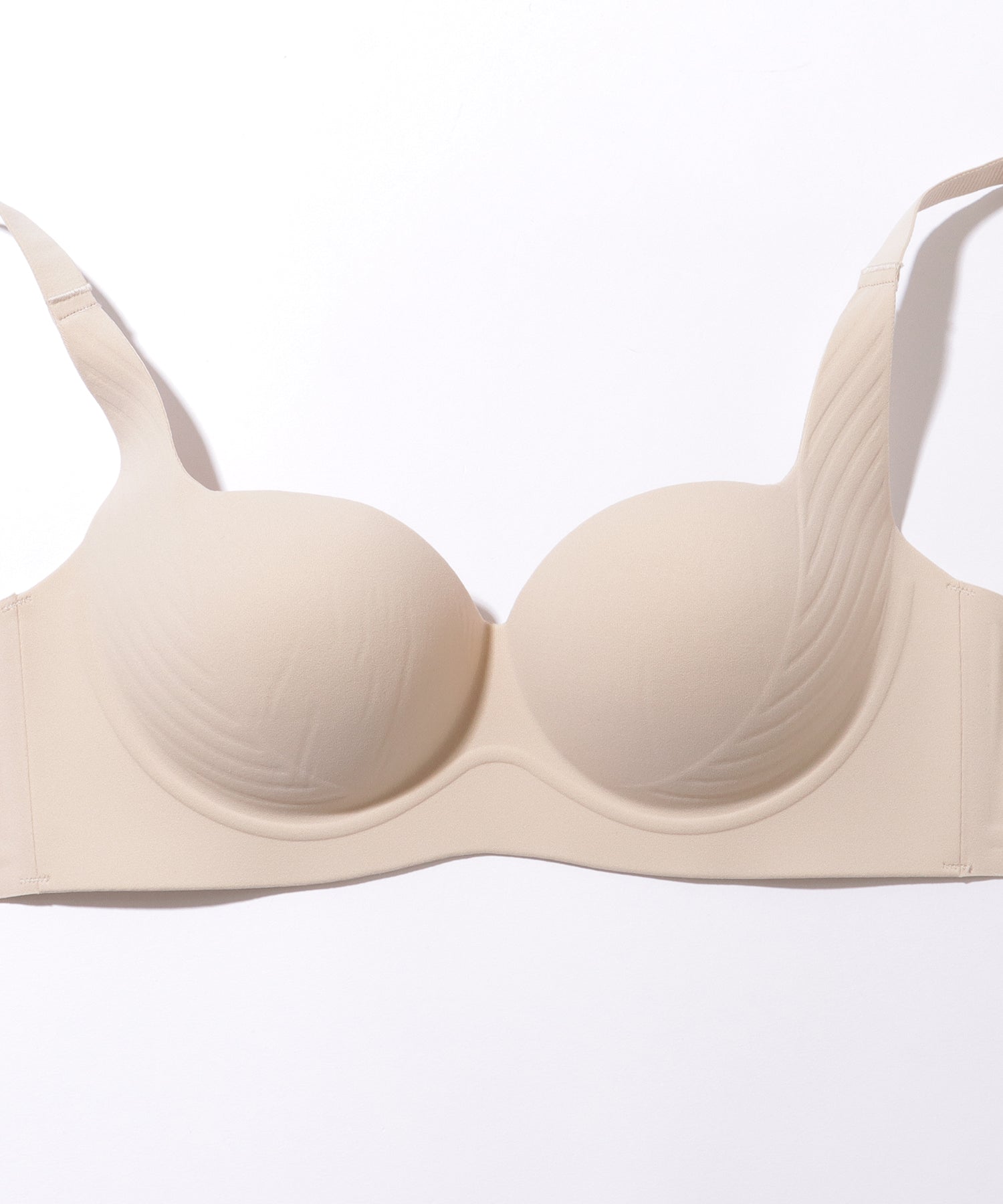 レースレディース Lace Ladies ソリッドカラー シンプル ノンワイヤー シームレス ブラ&ショーツ【返品不可商品】 （ブラック） ブラック