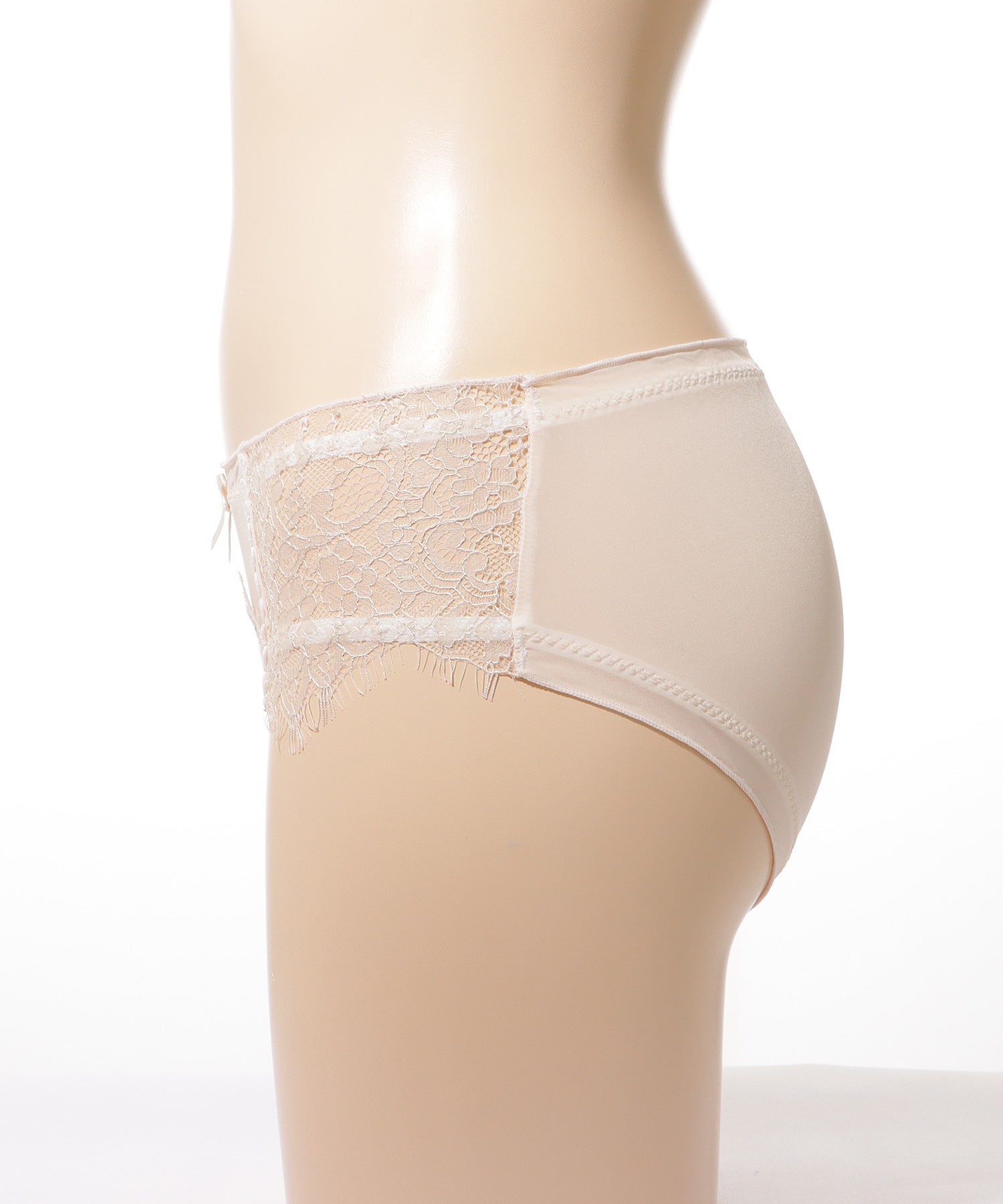 レースレディース Lace Ladies 【4枚セット】レースリボンハートラインシアーミドルショーツ【返品不可商品】 （4枚セット（4色）） 4枚セット（4色）