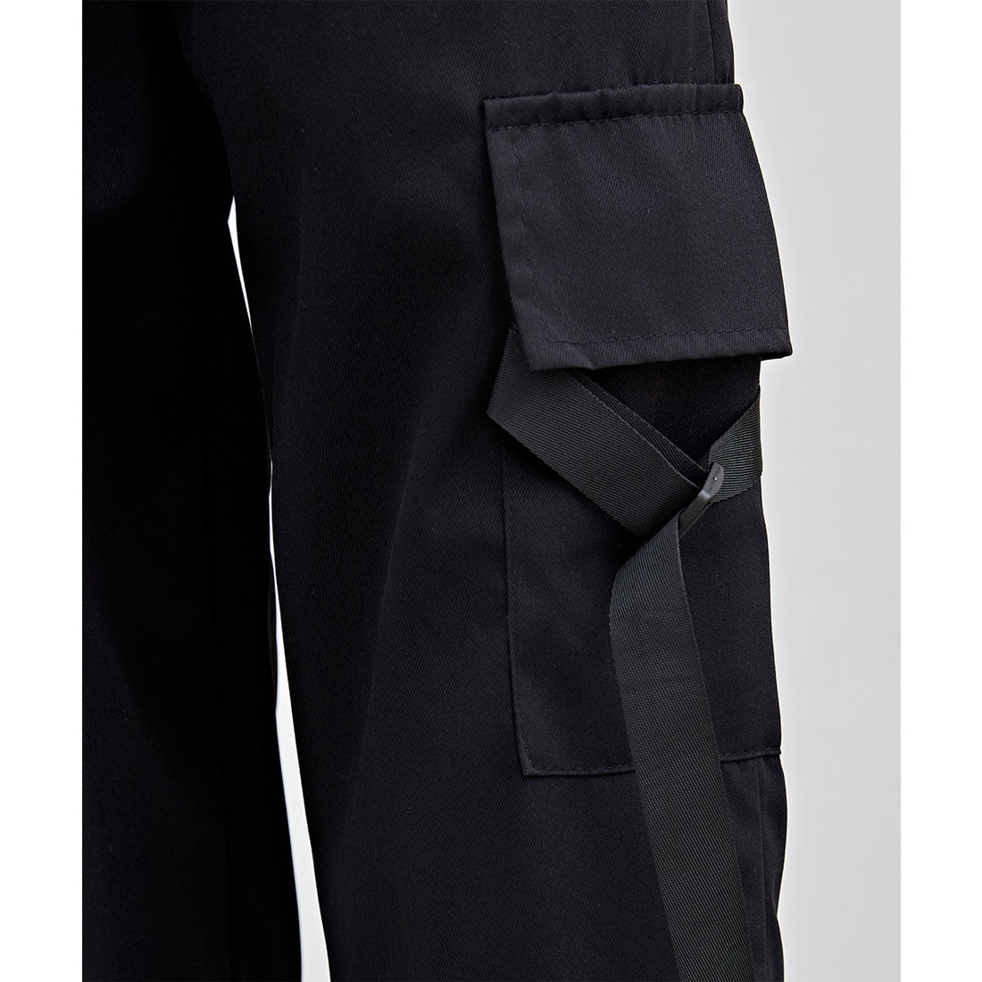 レースレディース Lace Ladies ソリッドカラー ワイド イージー ベルトループポケット カーゴパンツ （グリーン） グリーン