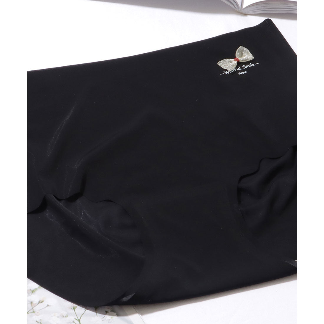 レースレディース Lace Ladies 【6枚セット】ソリッドカラー リボン付き ハイウエスト ショーツ【返品不可商品】 （6枚セット） 6枚セット