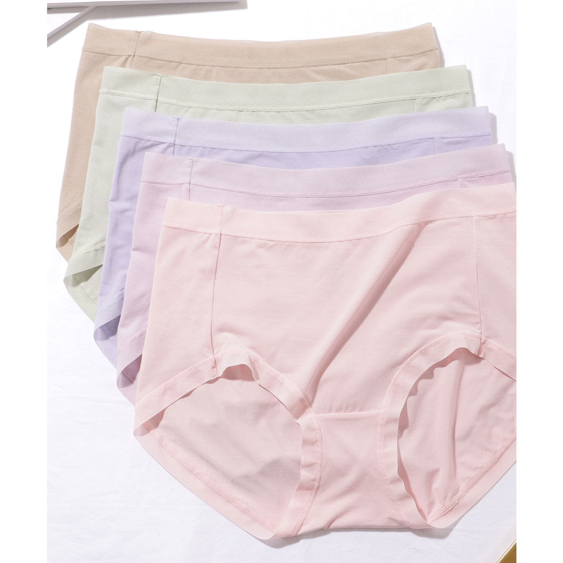 賽車女士 Lace Ladies 【5件套】 純色 高腰 男孩腿 短褲【不接受退貨商品】