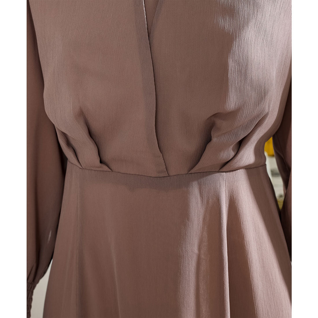 レースレディース Lace Ladies キャンディ袖 パフスリーブ シアー ロング ワンピース