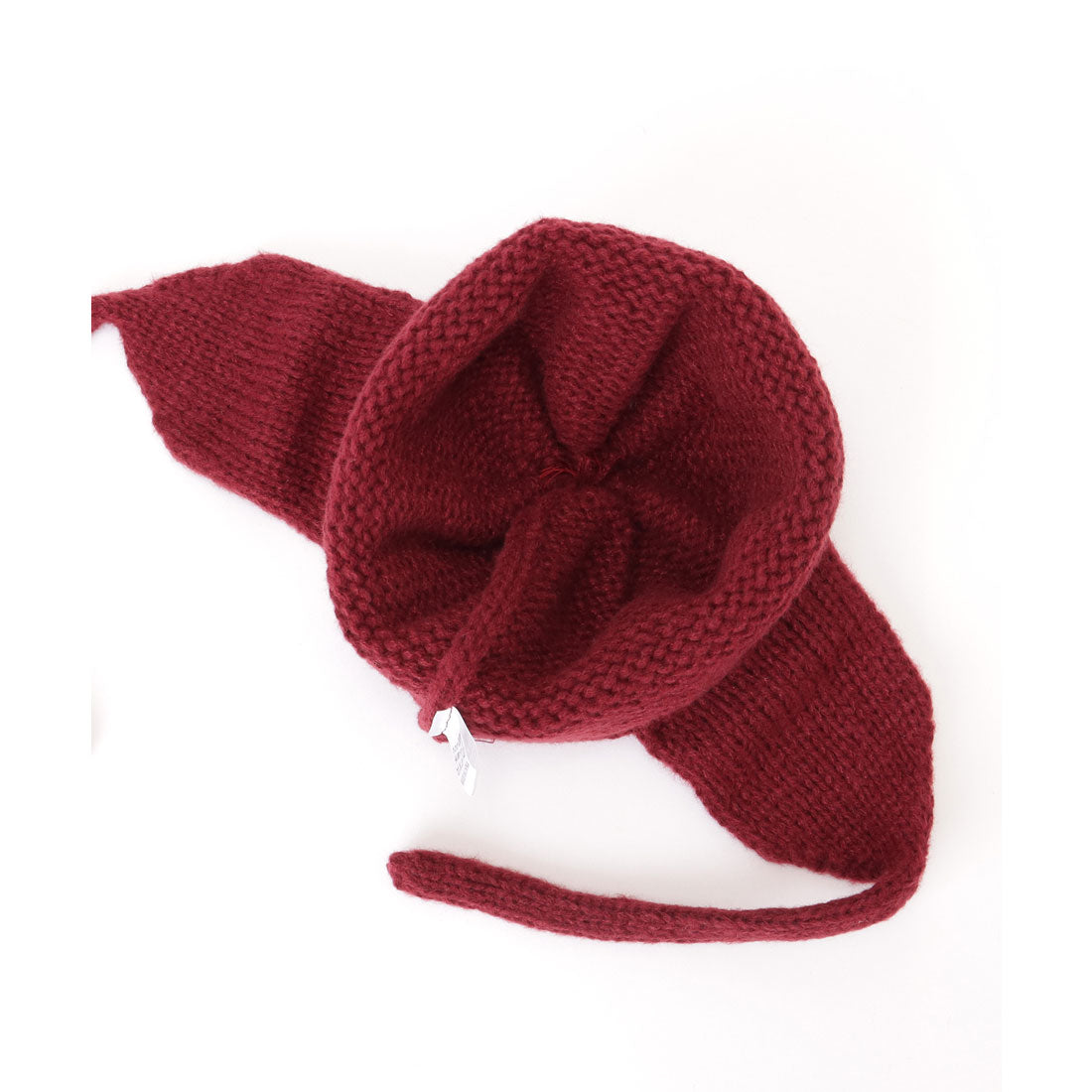 レースレディース Lace Ladies ソリッドカラー 耳あて付き フライト ニット キャップ （アイボリー） アイボリー