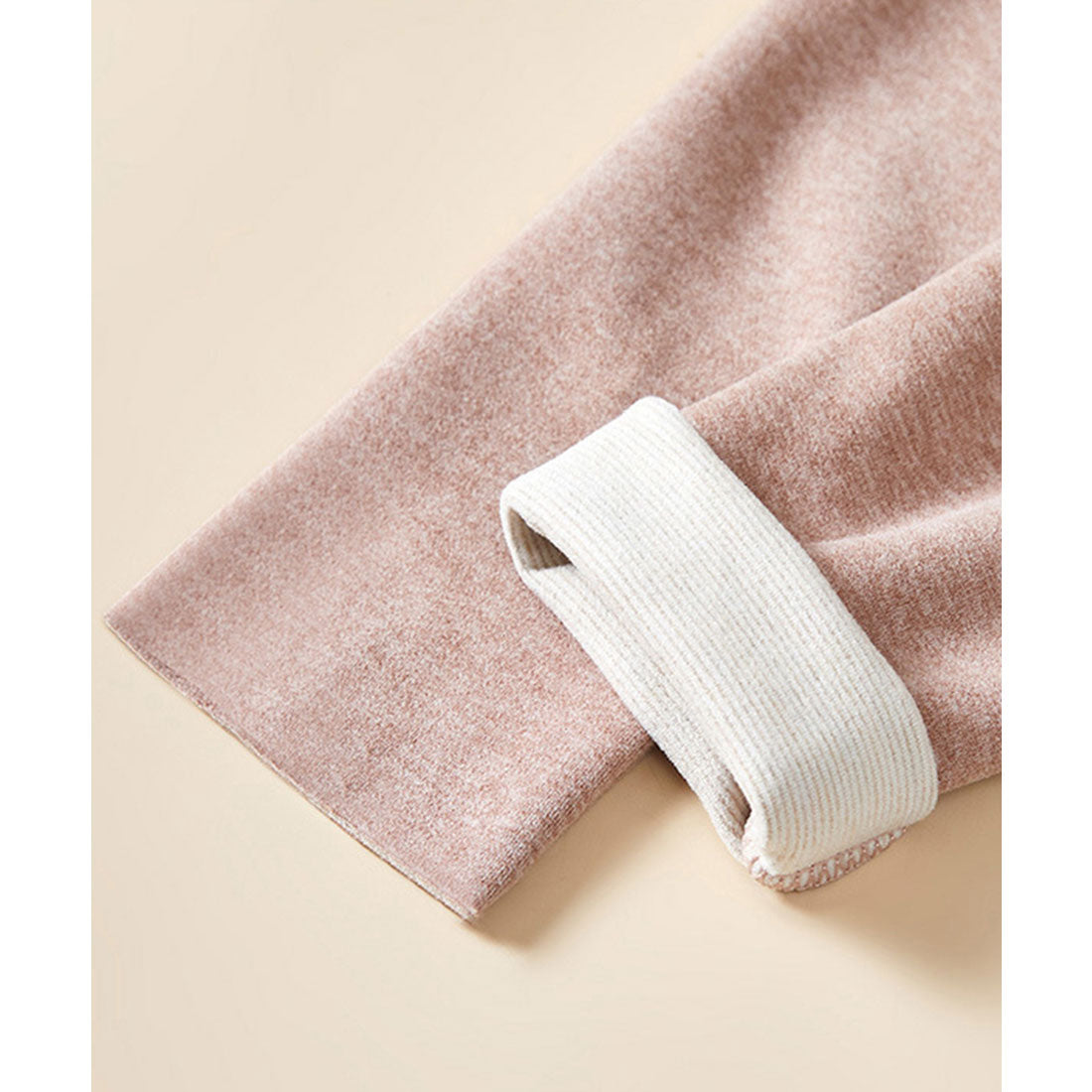 レースレディース Lace Ladies ソリッドカラー Vネック カップ付き 長袖 インナー