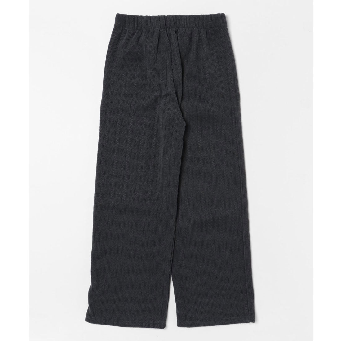 Race Ladies Lace Ladies Stripe Pattern Waist Easy Semi-Wide Fleece-Lined Pants