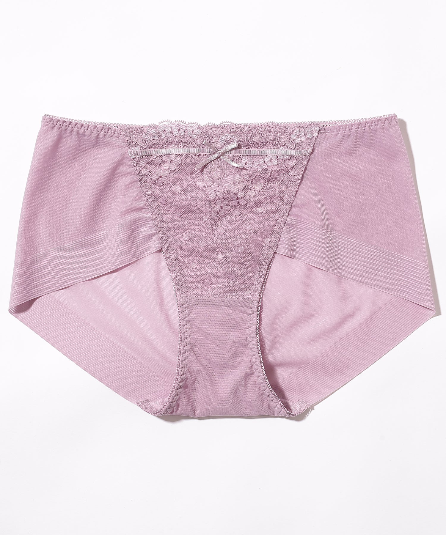 レースレディース Lace Ladies 【5枚セット】ソリッドカラー フラワー リボン ボーイズレッグ ショーツ【返品不可商品】 （5枚セット） 5枚セット