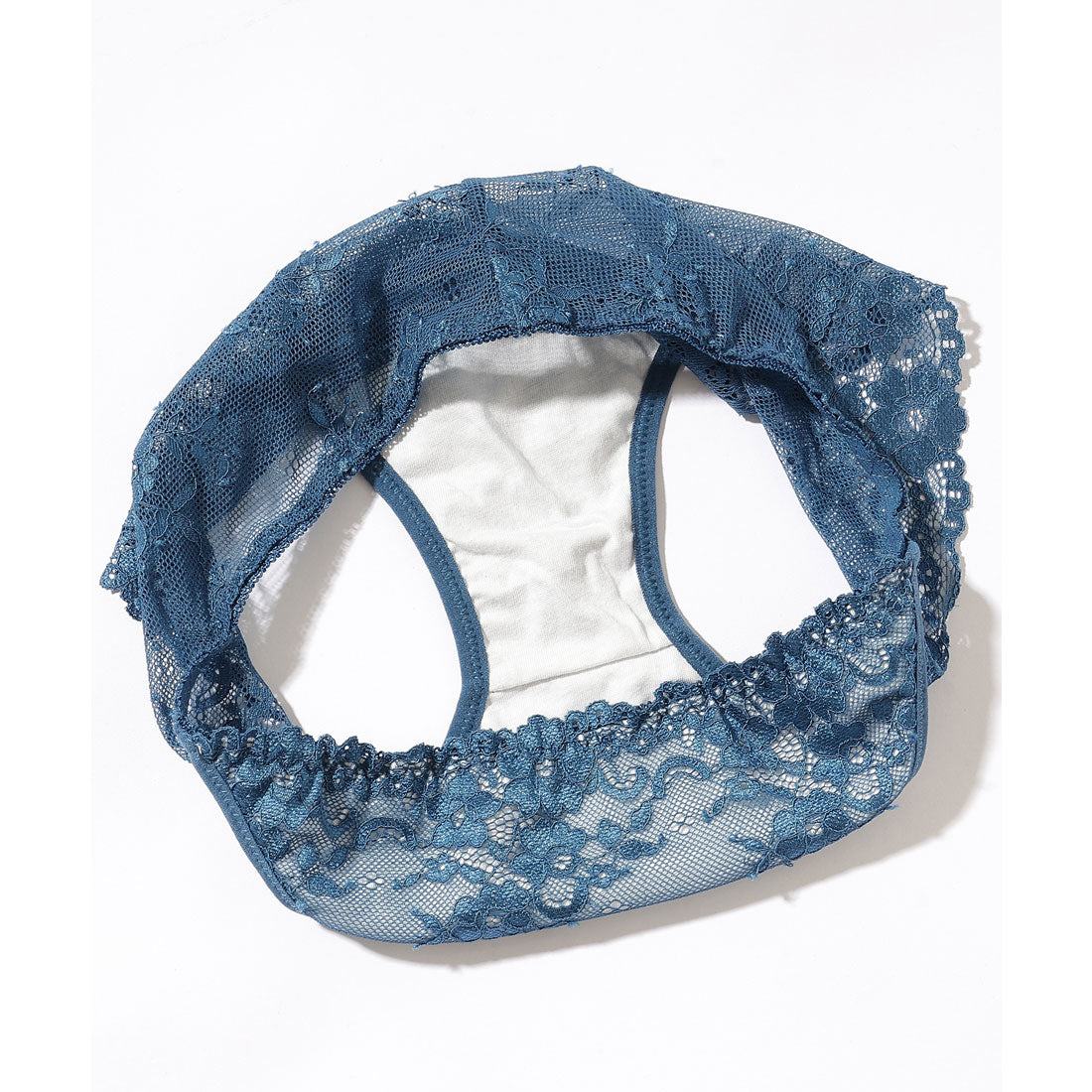 レースレディース Lace Ladies 【2点セット】ソリッドカラー レース 3/4 ブラ&ショーツ セット【返品不可商品】  （グレー） グレー