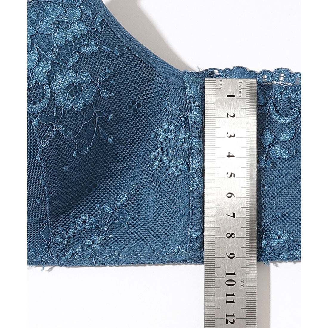 レースレディース Lace Ladies 【2点セット】ソリッドカラー レース 3/4 ブラ&ショーツ セット【返品不可商品】  （グレー） グレー