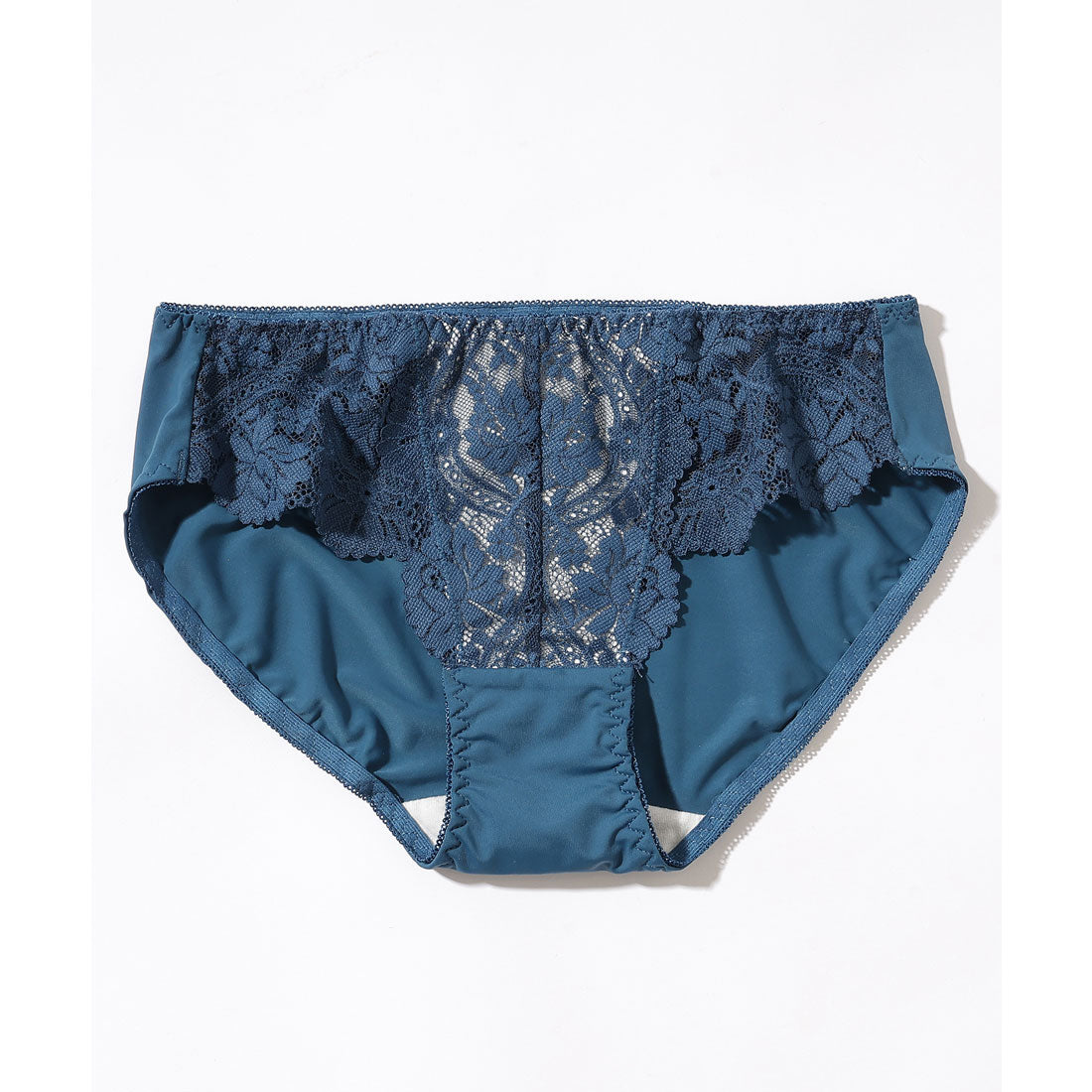レースレディース Lace Ladies 【2点セット】ソリッドカラー ボタニカル レース ブラ&ショーツ セット【返品不可商品】  （ブラック） ブラック