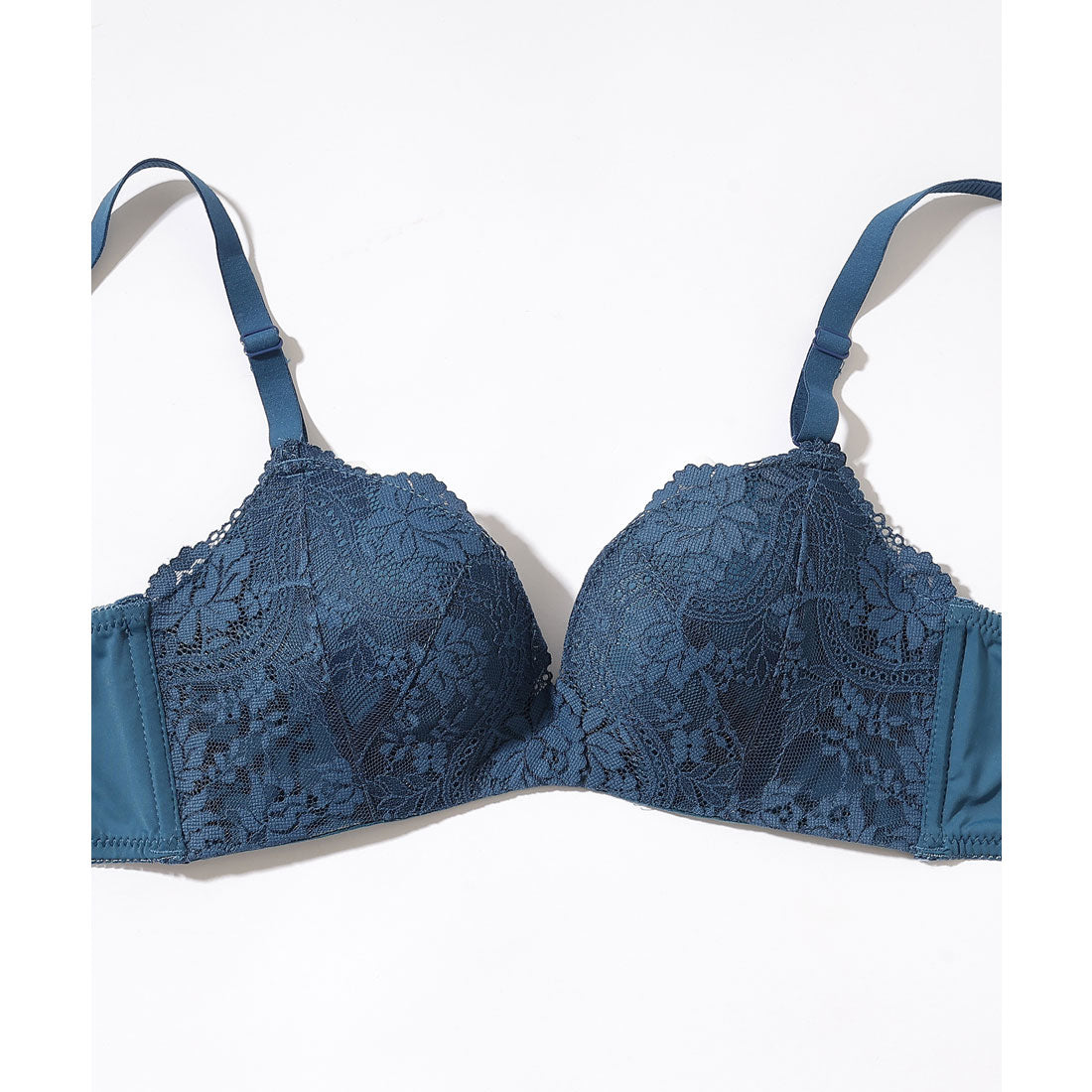 レースレディース Lace Ladies 【2点セット】ソリッドカラー ボタニカル レース ブラ&ショーツ セット【返品不可商品】  （ブラック） ブラック