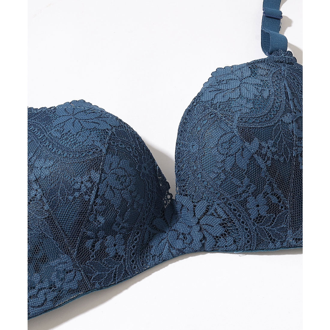 レースレディース Lace Ladies 【2点セット】ソリッドカラー ボタニカル レース ブラ&ショーツ セット【返品不可商品】  （ブラック） ブラック