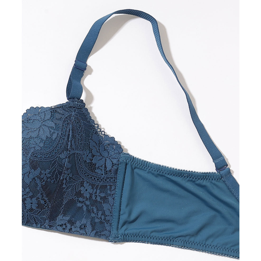 レースレディース Lace Ladies 【2点セット】ソリッドカラー ボタニカル レース ブラ&ショーツ セット【返品不可商品】  （ブラック） ブラック
