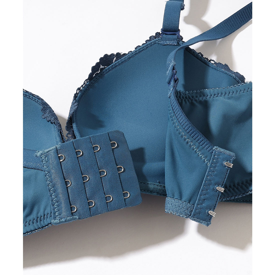 レースレディース Lace Ladies 【2点セット】ソリッドカラー ボタニカル レース ブラ&ショーツ セット【返品不可商品】  （ブラック） ブラック