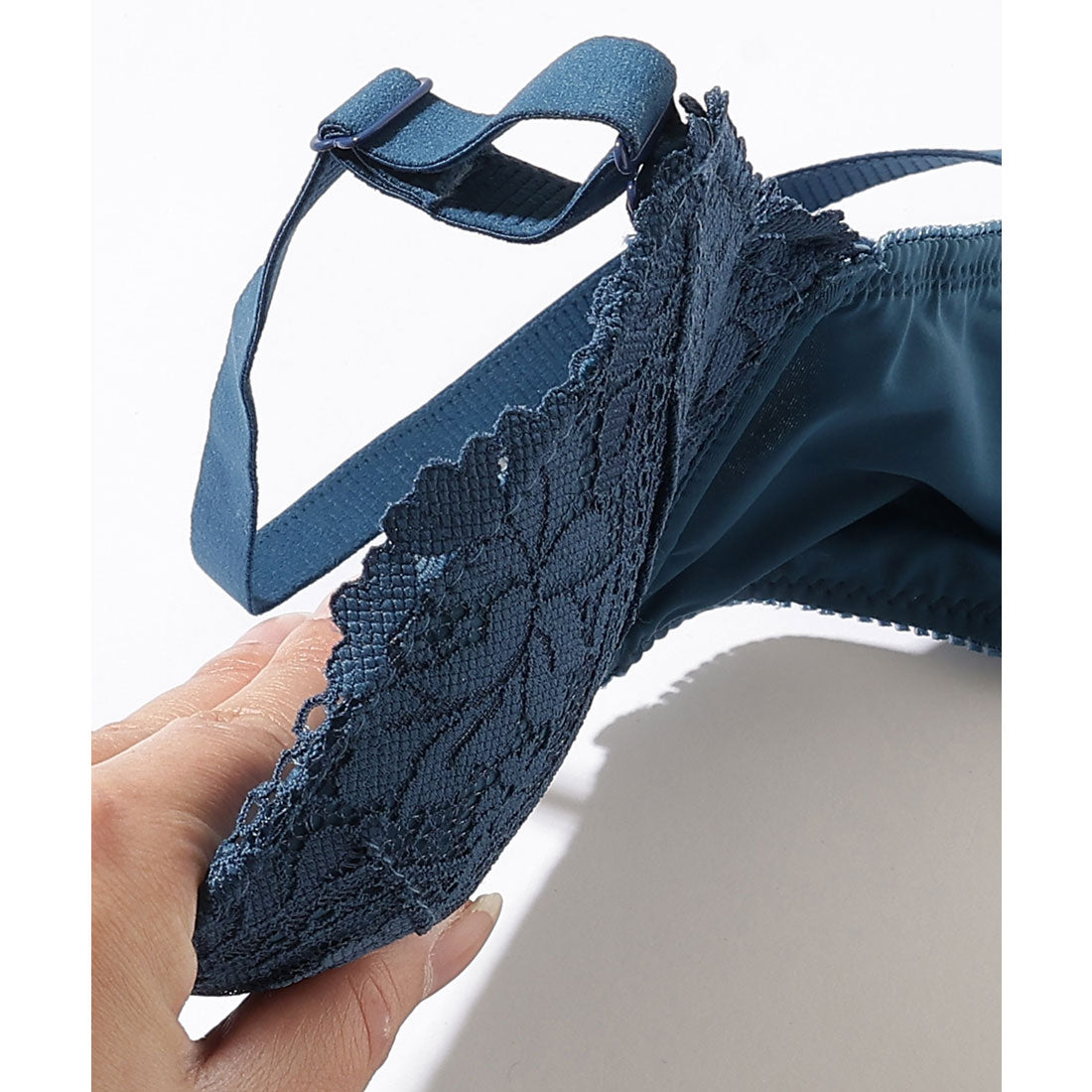 レースレディース Lace Ladies 【2点セット】ソリッドカラー ボタニカル レース ブラ&ショーツ セット【返品不可商品】  （ブラック） ブラック