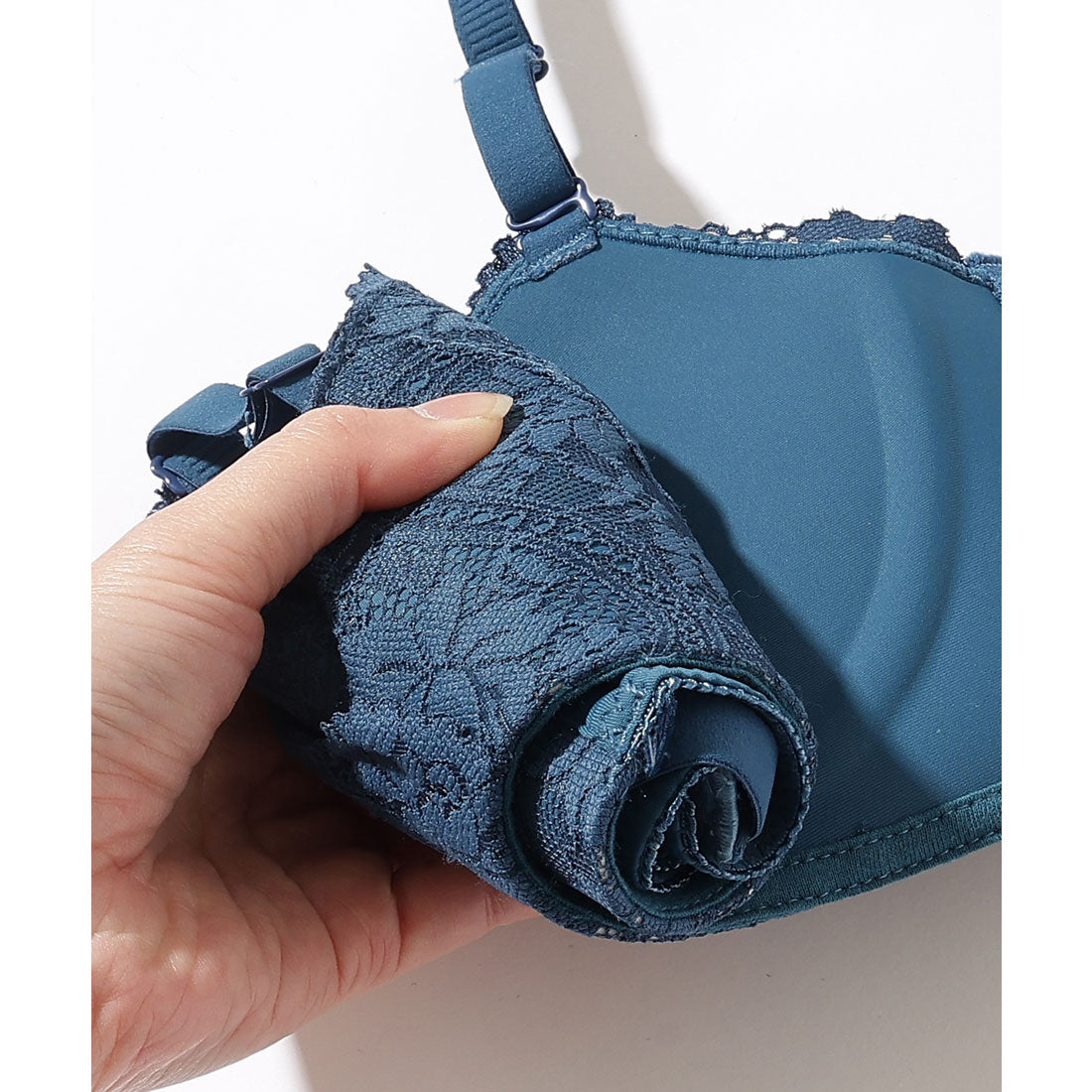 レースレディース Lace Ladies 【2点セット】ソリッドカラー ボタニカル レース ブラ&ショーツ セット【返品不可商品】  （ブラック） ブラック