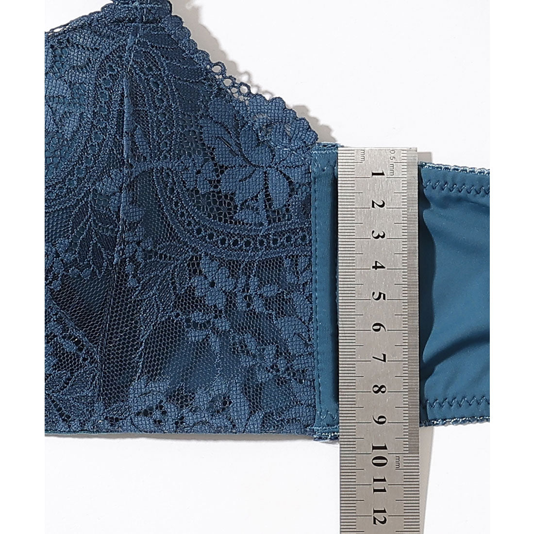 レースレディース Lace Ladies 【2点セット】ソリッドカラー ボタニカル レース ブラ&ショーツ セット【返品不可商品】  （ブラック） ブラック