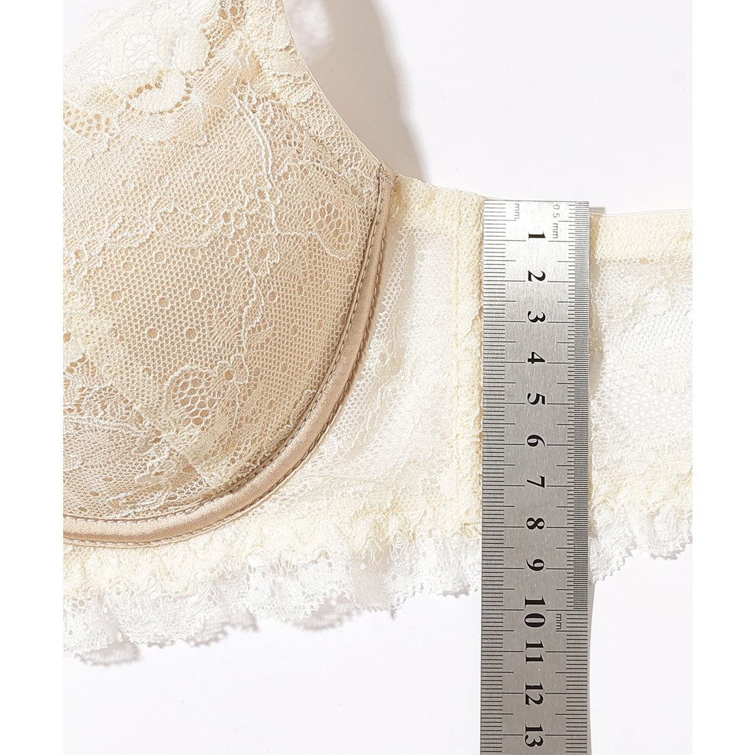 レースレディース Lace Ladies 【2点セット】配色 レース 3/4 ブラ&ショーツ セット【返品不可商品】  （ピンク） ピンク