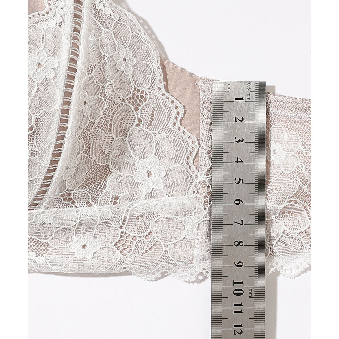レースレディース Lace Ladies 【2点セット】レース レイヤード 3/4 ブラ&ショーツ セット【返品不可商品】  （ネイビー） ネイビー