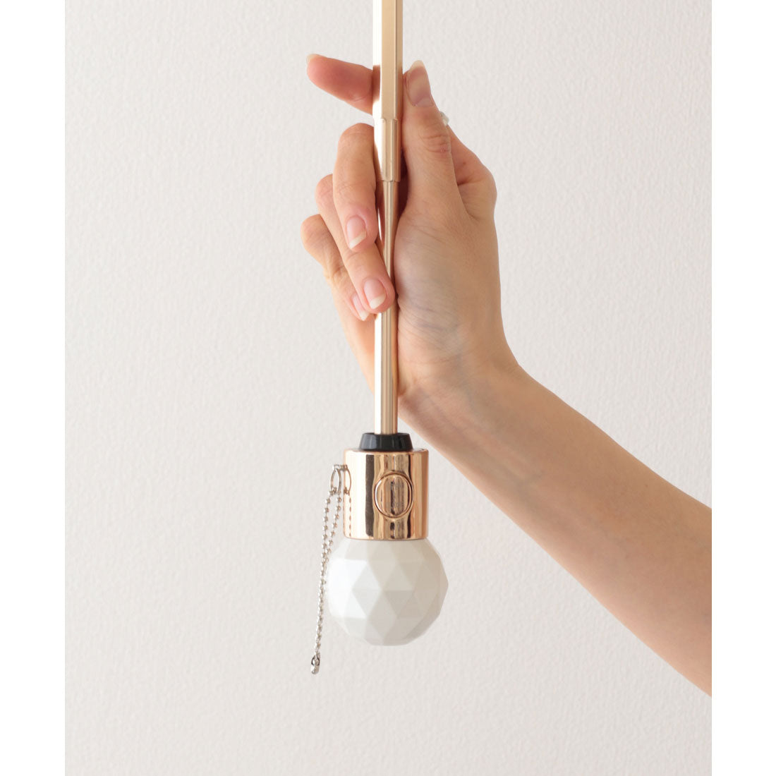 レースレディース Lace Ladies 晴雨兼用 グログラン リボン付き ワンタッチ 折りたたみ傘 （ピンク） ピンク