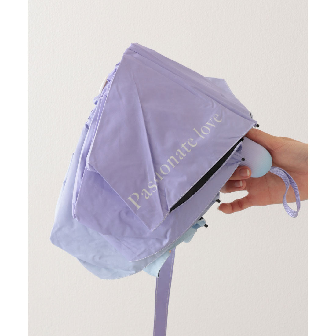 レースレディース Lace Ladies 晴雨兼用 カラー グラデーション コンパクト 折りたたみ傘 （ミント） ミント