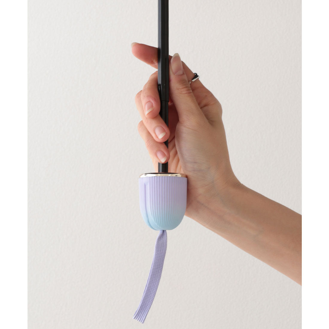 レースレディース Lace Ladies 晴雨兼用 カラー グラデーション コンパクト 折りたたみ傘 （ミント） ミント