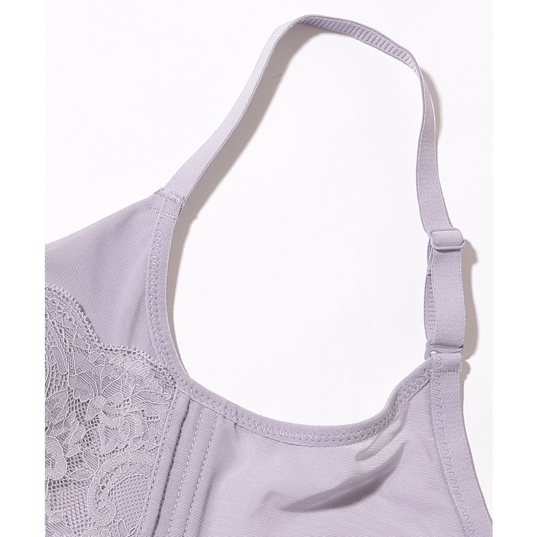 レースレディース Lace Ladies ソリッドカラー センター クロス ブラジャー&ショーツ セット （ワインレッド） ワインレッド