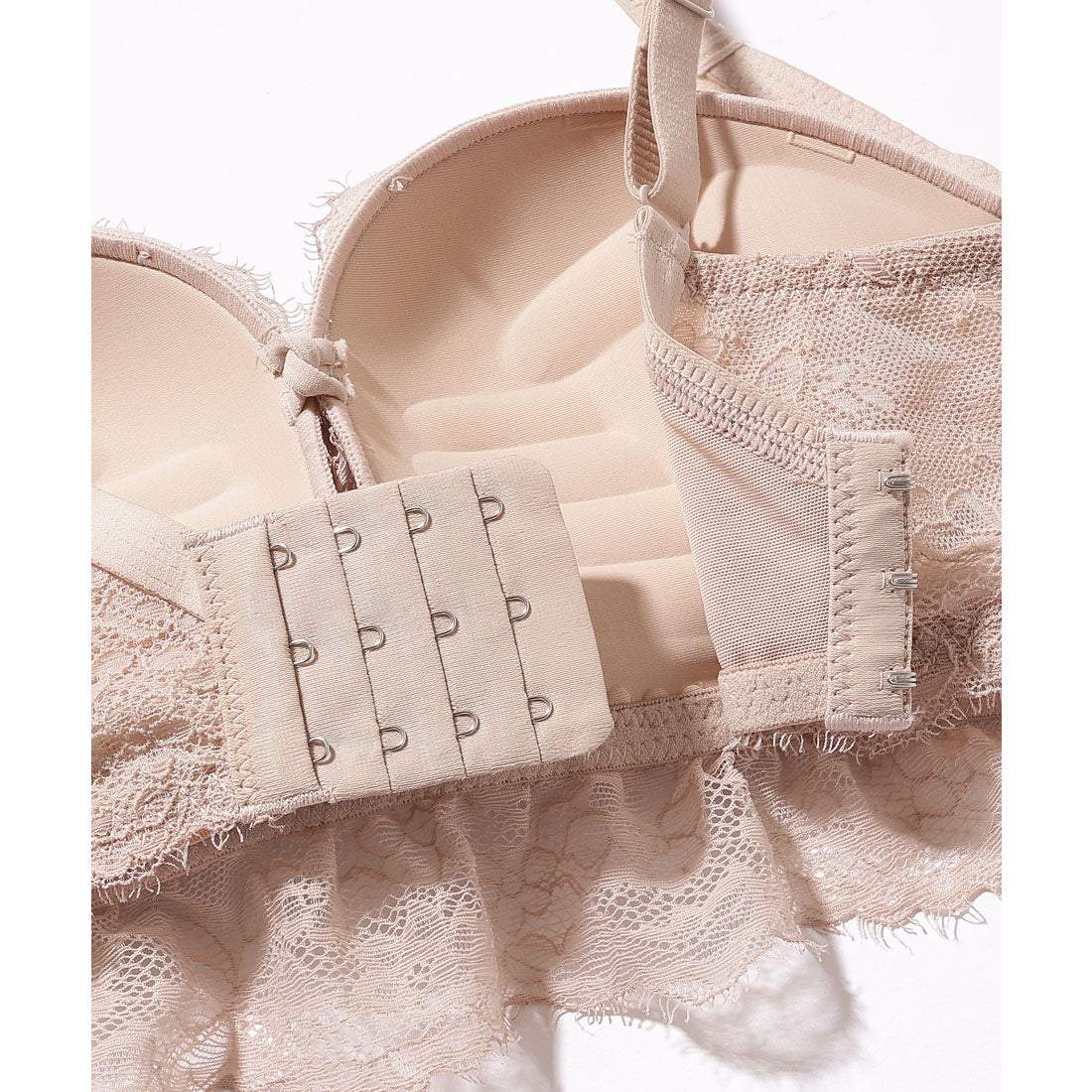 レースレディース Lace Ladies ロマンチック フラワー レース ブラジャー&ショーツ セット【返品不可商品】 （ラベンダー） ラベンダー