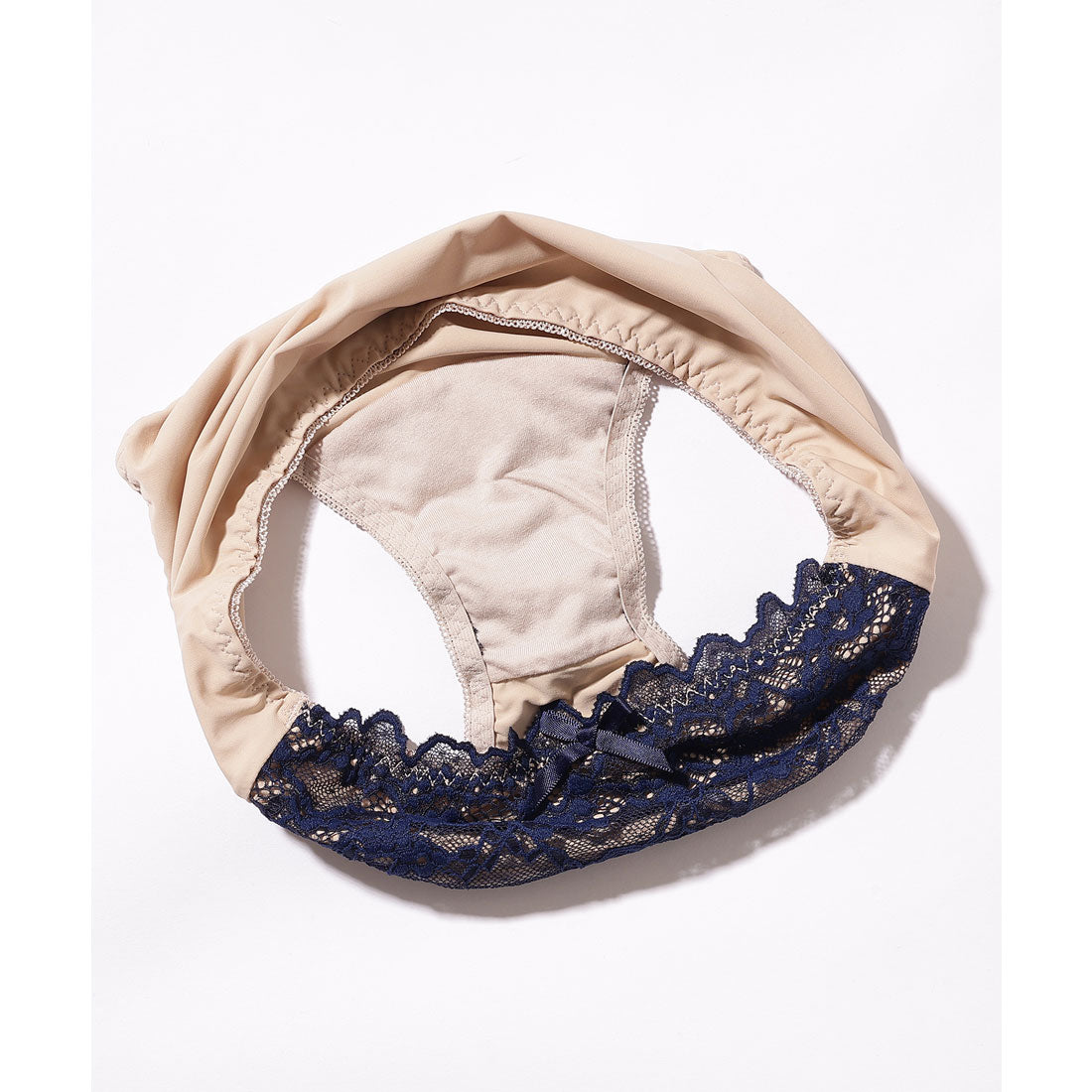 レースレディース Lace Ladies ロマンチック レース リボン ブラジャー&ショーツ セット【返品不可商品】 （ホワイト） ホワイト