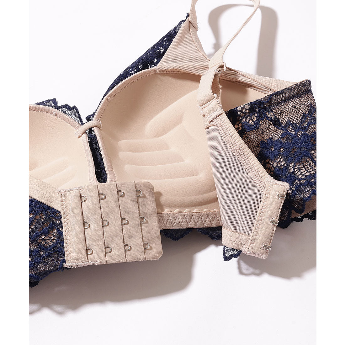 レースレディース Lace Ladies ロマンチック レース リボン ブラジャー&ショーツ セット【返品不可商品】 （ホワイト） ホワイト