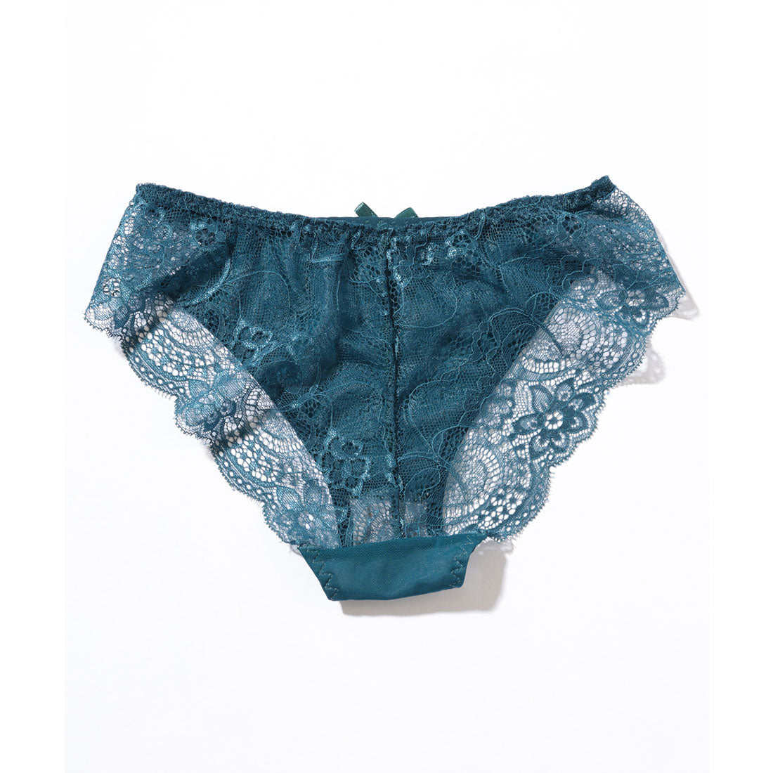 レースレディース Lace Ladies 【2点セット】ボタニカル レース ストラップ ブラジャー&ショーツ （ブラック） ブラック