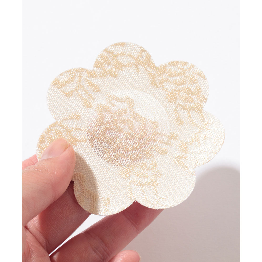 レースレディース Lace Ladies 【5組セット】花柄 ニップレス パッチ （A.ベージュ） A.ベージュ