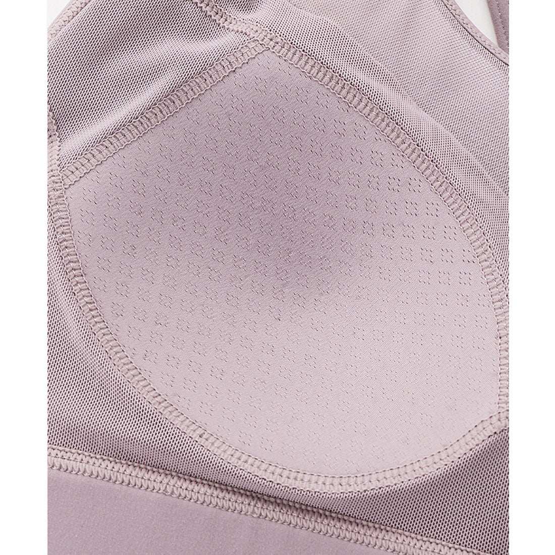 レースレディース Lace Ladies バック クロス メッシュ ドッキング カップ付き ハーフトップ （グリーン） グリーン