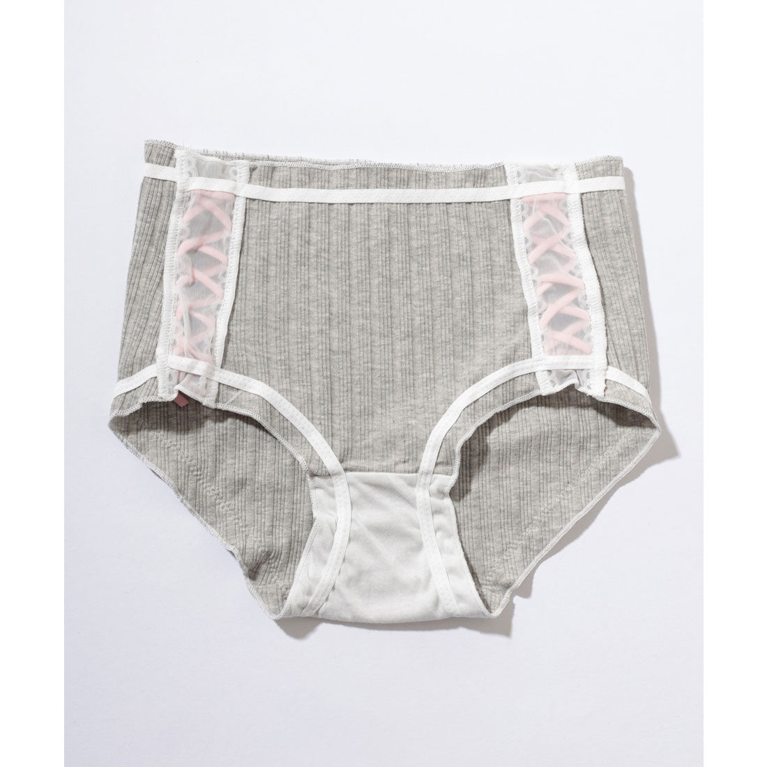 レースレディース Lace Ladies 【3枚セット】サイド レースアップ ミドル ショーツ （3枚セット） 3枚セット