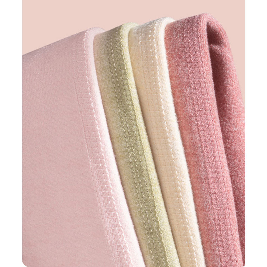 レースレディース Lace Ladies 【2点セット】クルーネック 裏起毛 厚手 長袖 インナー （ベージュ） ベージュ