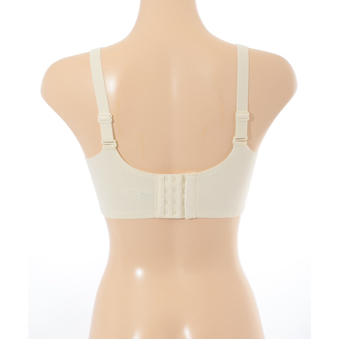 レースレディース Lace Ladies プチリボン付き Vネック 脇高 ノンワイヤー ブラジャー （ベージュ） ベージュ
