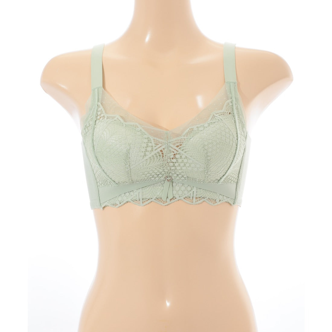 レースレディース Lace Ladies シアー ドッキング 脇高 フルカップ ブラジャー （ブルー） ブルー